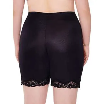 Stylish Ilusion Women's Slip Bloomers with Lace Trim