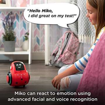 Miko 2: Playful Learning STEM Robot | Programmable + Voice Activated AI Tutor +Autonomous + Educational Games | 30+ Free Apps | Best Birthday Gift for 5 6 7 8 9 Boys and Girls