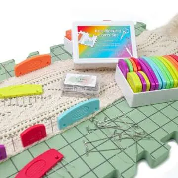 Creative 20pcs Knit Blocking Pins for Crafting Mastery