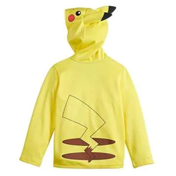 Adorable Pokemon Pikachu Costume Hoodie for Boys (5 Years)