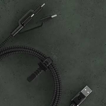 Nomad Ultra Rugged Universal Cable Micro USB/USB Type-C/Lightning