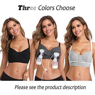 Hands-Free Nursing Bra for Comfortable Pumping Support