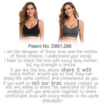 Hands-Free Nursing Bra for Comfortable Pumping Support