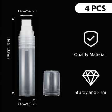 4 Pcs Refillable Paint Pens – Versatile Markers for Every Artist