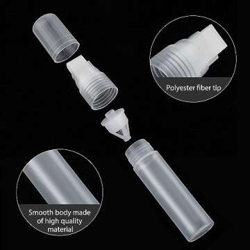 Versatile Refillable Paint Pens for All Artists