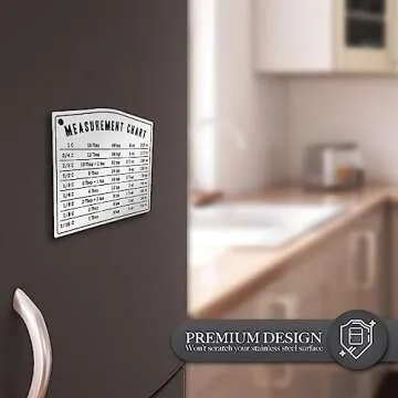 Kitchen Baking Measurement Conversion Chart Magnet