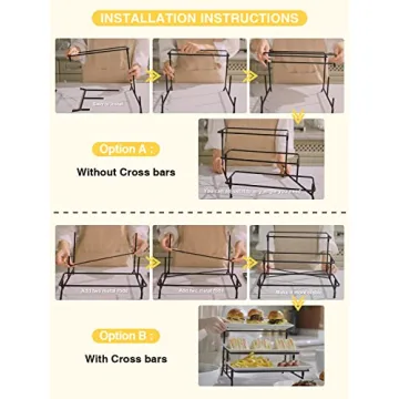 Yedio 3 Tier Serving Tray Set for Parties