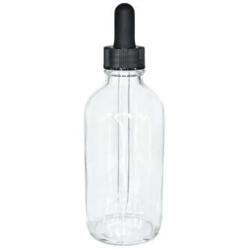 Elegant 4 oz. Boston Round Bottles with Dropper