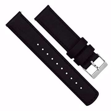 BARTON Quick Release Leather Strap for 22mm Watches