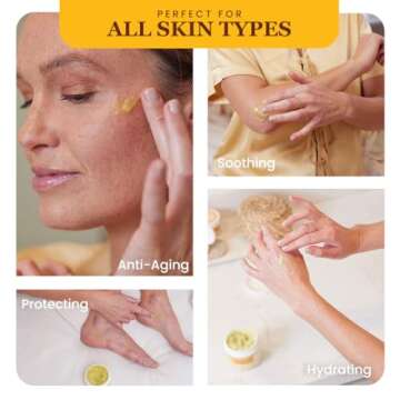 Sweet Bee Naturals - All-in-One Skin Balm & Ointment for Face & Body, Multipurpose Moisturizer for Dry Skin, Burns, & Irritation, Bee Magic Skin Care Essentials -1 Jar (4oz)