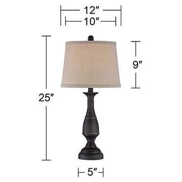 Elegant Regency Hill Ben Table Lamps for Home Decor