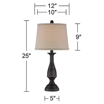Elegant Regency Hill Ben Table Lamps for Home Decor