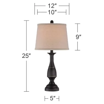 Elegant Regency Hill Ben Table Lamps for Home Decor