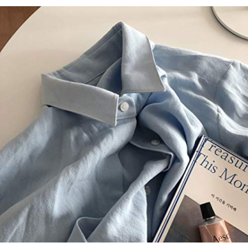 GGUHHU Women's Light Blue Cotton Maxi Dress for All Occasions