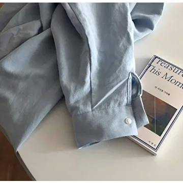 GGUHHU Women's Light Blue Cotton Maxi Dress for All Occasions