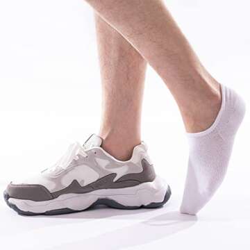 IDEGG No Show Socks Men for Casual and Athletic Use