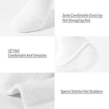 IDEGG No Show Socks Men for Casual and Athletic Use