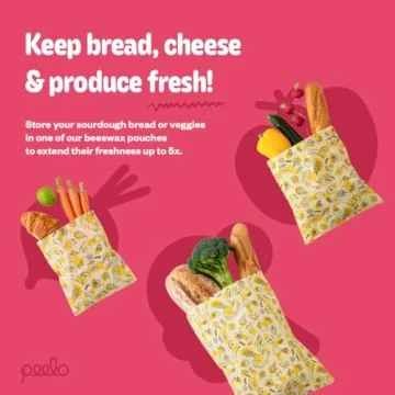 Peelo Beeswax Food Wrap Bag - XXL Sustainable Kitchen Wraps