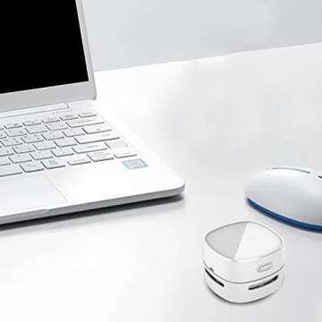 ODISTAR Mini Table Vacuum Cleaner - 400 mins High Endurance