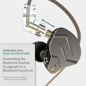 KZ ZSN Pro Gaming Earbuds for Superior Sound Quality