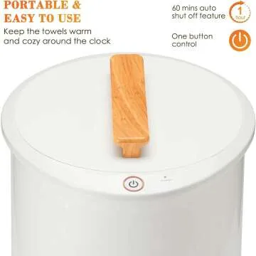 Premium Large Towel Warmer with Auto Shut Off