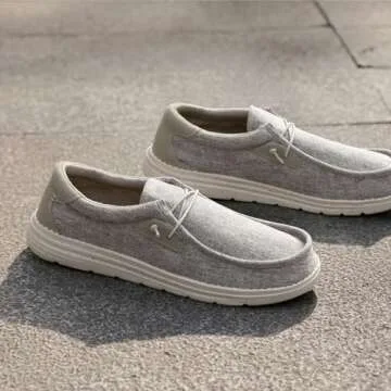 Bruno Marc Mens Slip-on Stretch Loafers Casual Shoes Lightweight Comfortable Boat Shoes, Beige - 13 ...