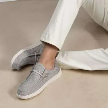 Bruno Marc Mens Slip-on Stretch Loafers Casual Shoes Lightweight Comfortable Boat Shoes, Beige - 13 (Breeze)