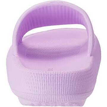 Joomra Womens Slippers Cushion for Shower Slides Female Squishy Pillow House Shoes Antislip Beach Spa Garden Sandals Ladies Sandles Purple 42-43