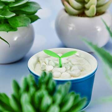 Outus Little Green Bookmarks Mini Green Buds Bookmarks Silicone Grass Buds Bookmarks Creative Gifts for Bookworm Book Lovers Reading