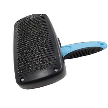 Chirpy Pets Hair De-shedding Brush and Slicker Set Professional Tool for Shedding Rake Slicker Brush...