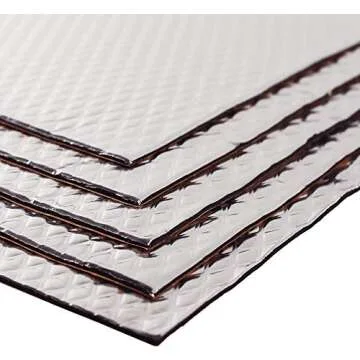 Noico 80 mil 10 sqft car Sound deadening mat, Butyl Automotive Sound Deadener, Audio Noise Insulation and dampening