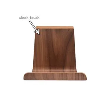 SAMDI iPad Stand for Kitchen – Elegant Wood Holder