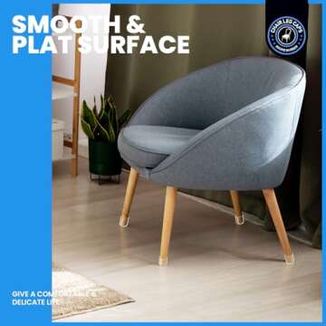 HNYYZL Chair Leg Caps - 16PCS Rubber Floor Protectors