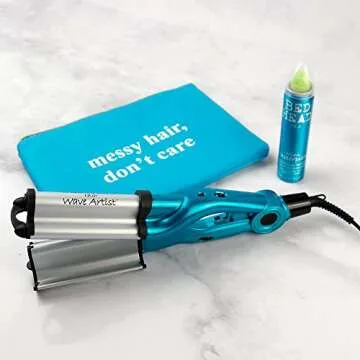 Beachy Waves Made Easy with Bed Head Deep Waver