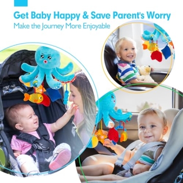 hahaland Baby Octopus Toy - Engaging Sensory Fun for Babies