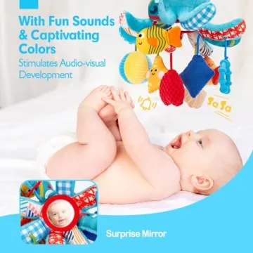 hahaland Baby Octopus Toy - Engaging Sensory Fun for Babies