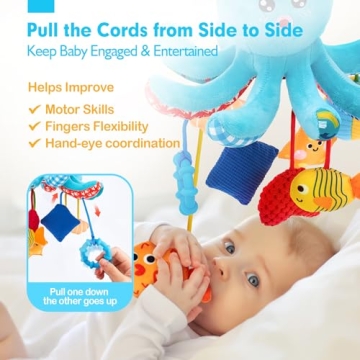 hahaland Baby Octopus Toy - Engaging Sensory Fun for Babies