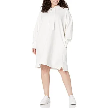 The Drop Iona Hooded Sweatshirt Dress for Women