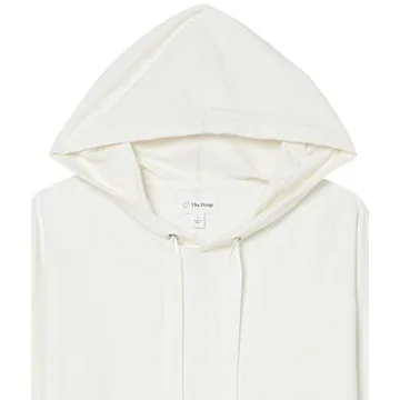 The Drop Iona Hooded Sweatshirt Dress for Women