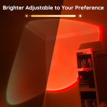 Neroupe Sunset Lamp Projector with APP Control for Mood Lighting