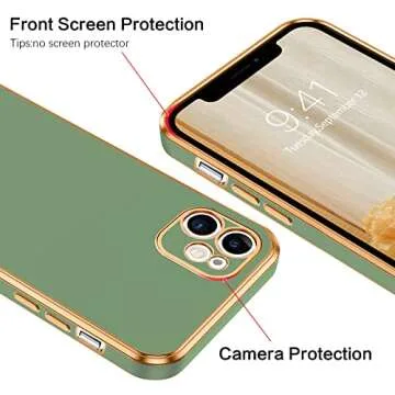 VENINGO iPhone 11 Case, Phone Cases for iPhone 11,Slim Fit Soft TPU with Adjustable Wristband Kickstand Scratch Resistant Shockproof Protective Cover for Apple iPhone 11 6.1 Inch 2019, Matcha Green