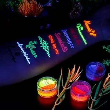 Bright Water Activated UV Glow Eyeliner Set for Festivals