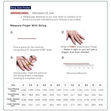 Bo.Dream 3ct Pear Shaped Cubic Zirconia CZ Engagement Rings For Women Platinum Plated Sterling Silver Size 6