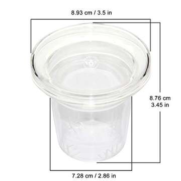 Teabloom Glass Tea Infuser – Non-Toxic, Large Capacity