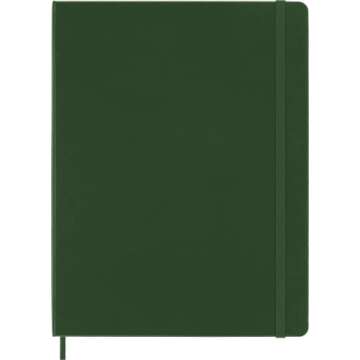 Moleskine Classic Notebook, Hard Cover, XL (7.5" x 9.5") Ruled/Lined, Myrtle Green, 192 Pages