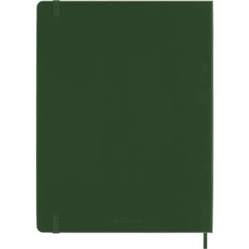 Moleskine Classic Notebook, Hard Cover, XL (7.5" x 9.5") Ruled/Lined, Myrtle Green, 192 Pages