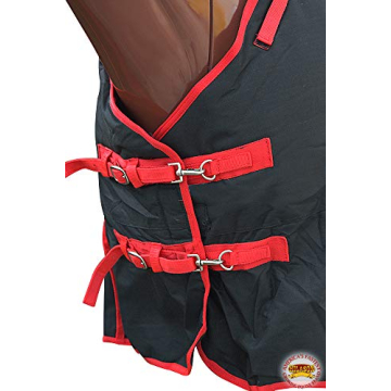 HILASON 70 Inch 1200D Waterproof Turnout Horse Blanket