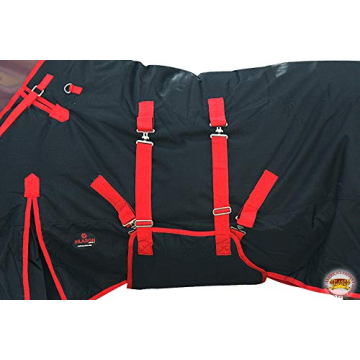 HILASON 70 Inch 1200D Waterproof Turnout Horse Blanket