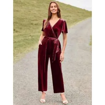BerryGo Velvet Jumpsuit - Perfect for Any Occasion