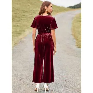 BerryGo Velvet Jumpsuit - Perfect for Any Occasion